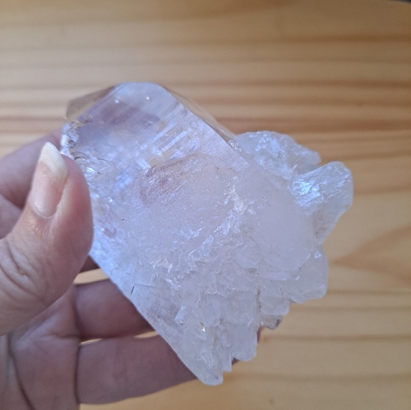 Medium Size Clear Quartz Crystal Point - Picture 4 of 8
